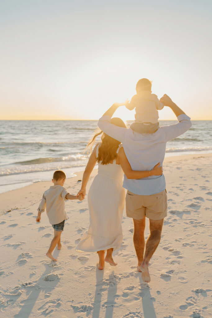 High quality family beach photos captured by affordable photographer in Destin Florida.